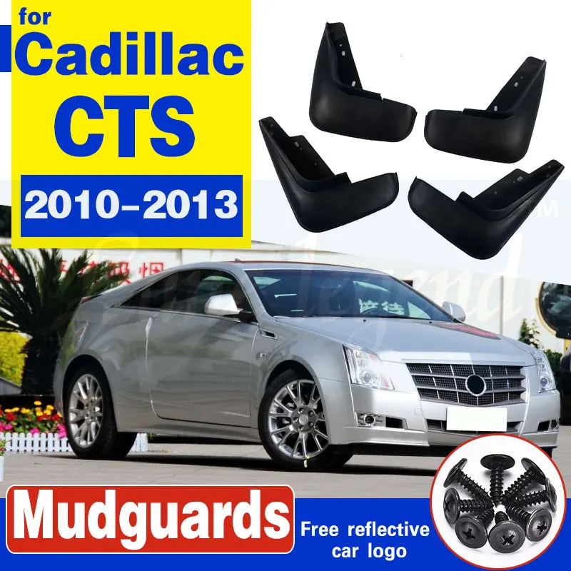 

For Cadillac CTS 2010 2011 2012 2013 Set Car Mud Flaps Mudflaps Splash Guards Mud Flap Mudguards Fender Front Rear