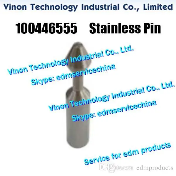 Charmilles 100446555 Stainless Pin Used for Cover 130003916 for ROBOFIL 190,290,310,510 series. 100.446.555, 446.555, C446555