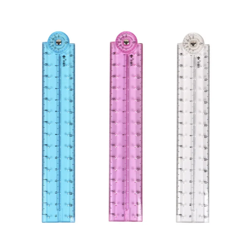 1PCS Creative Folding Ruler Graphic 30cm Cute Ruler Student Stationery School&Office Supplies Wholesale Children Gifts Papelaria