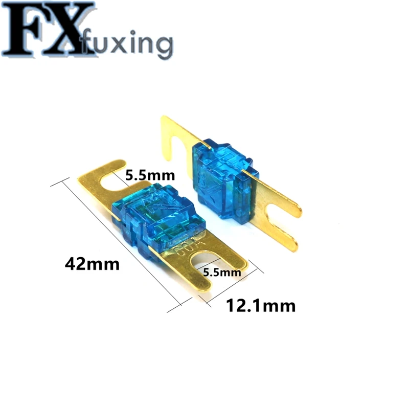 5 Teile/satz 30 40 60 80 100A 125A Nickel Überzogene Auto Stereo Audio 32V AFS Mini ANL Sicherungen Auto stud Sicherungen Schaltungen Schutz Sicherung – Detail 1