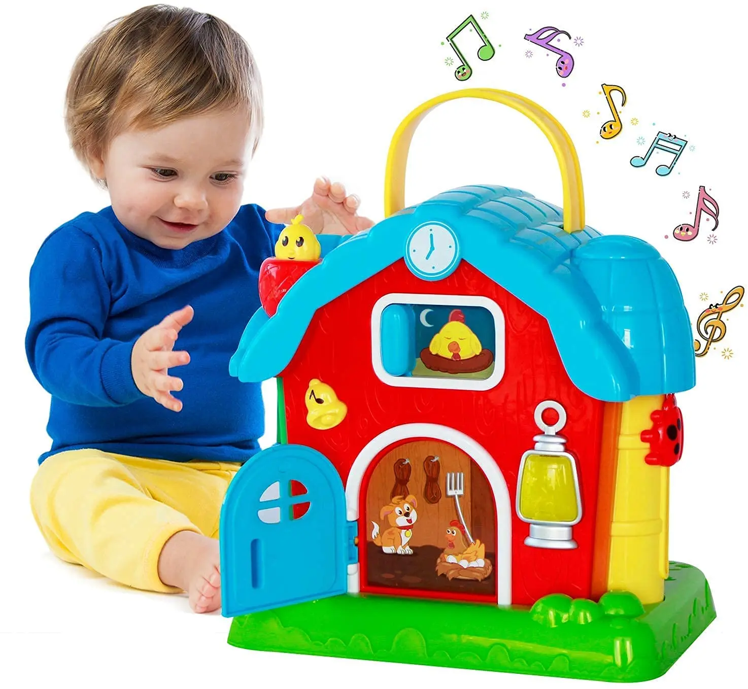 Musical Barn Activity Cube Learning Baby Toys Developmental Toddler Early Educational Baby Toys Interactive Toys