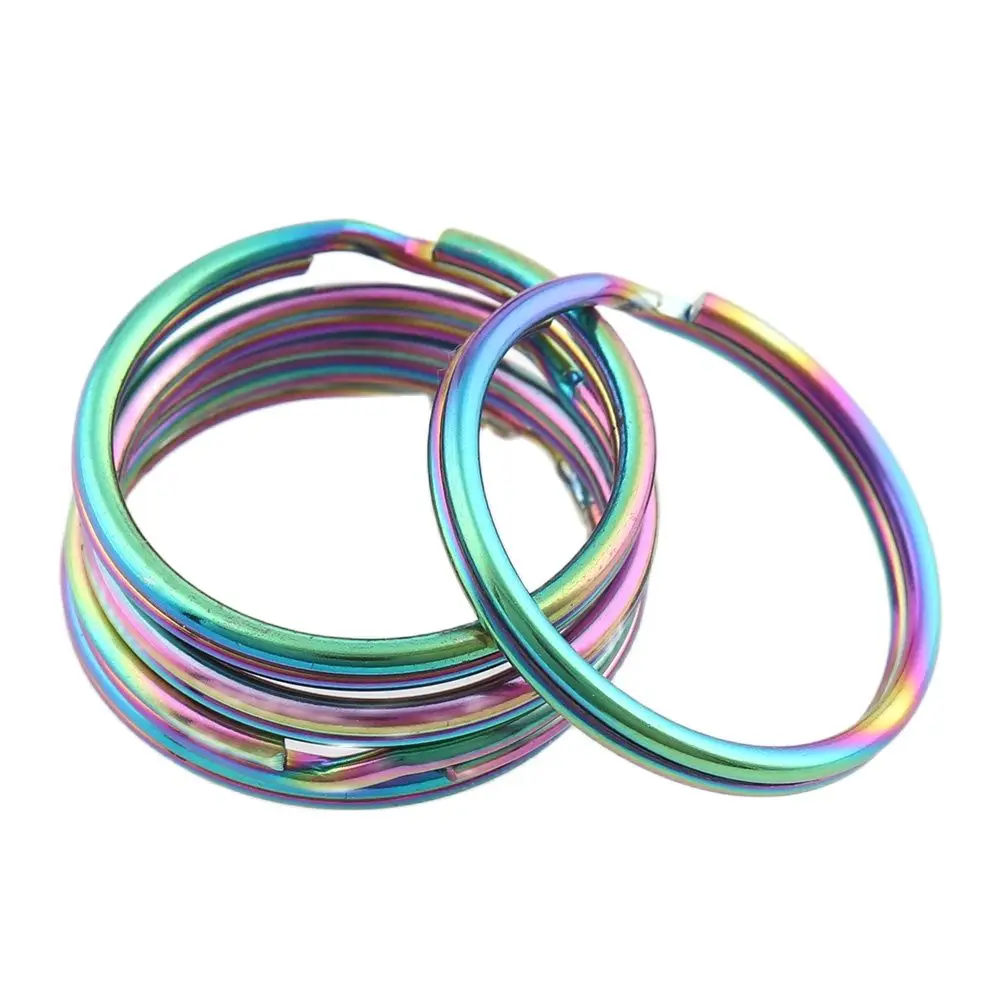20Pcs Rainbow Keyri…