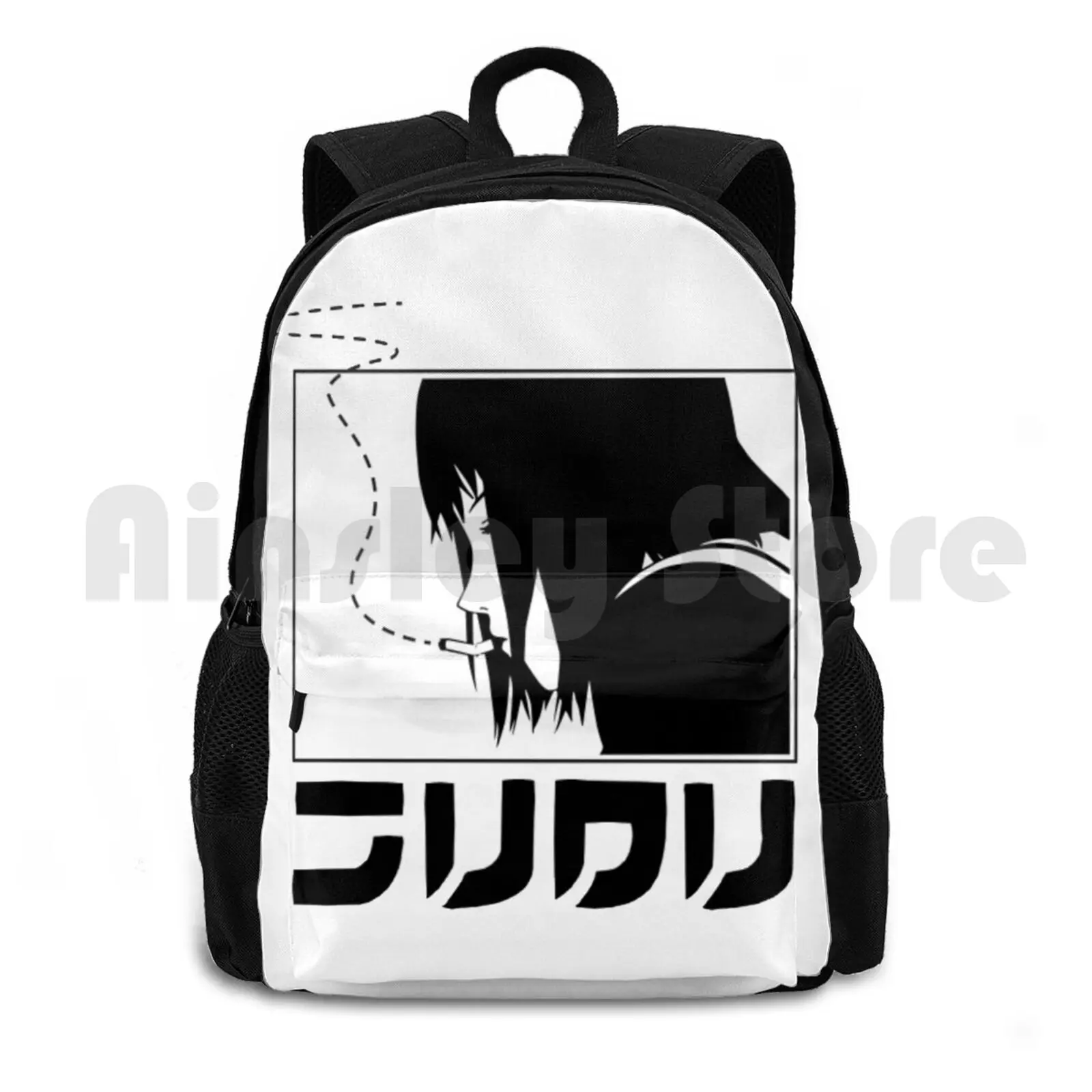 Flcl Outdoor Hiking Backpack Waterproof Camping Travel Flcl Anime Weeb Cig Smoke Vintage Hipster Popular