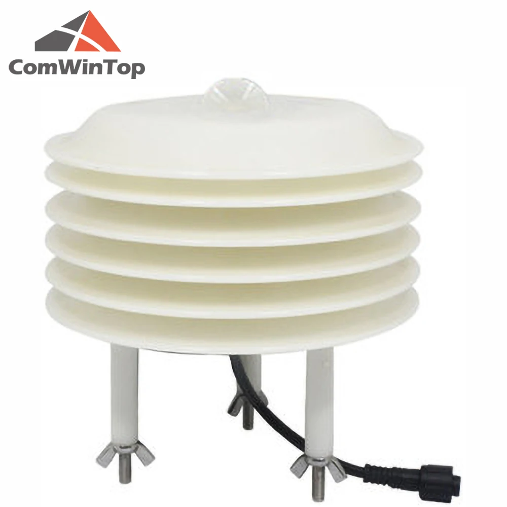 CWT-BY Outdoor Sfeer Temperatuur Vochtigheid Noise Druk PM2.5 Verlichting CO2 Sensor Met Rs485 Uitgang