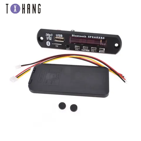 무선 블루투스 MP3 WMA 디코더 보드 오디오 모듈, 차량용 USB TF 라디오, 12V