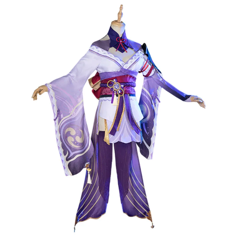 AGCOS gioco Genshin Impact Raiden Shogun Costume Cosplay donna natale Cos Dress Genshin Impact costumi Cosplay