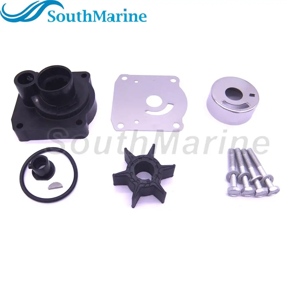 Boat Motor 61N-W0078-11 61N-W0078-13 Water Pump Repair Kit with Housing for 25HP Outboard Engine, 18-3432  Marine