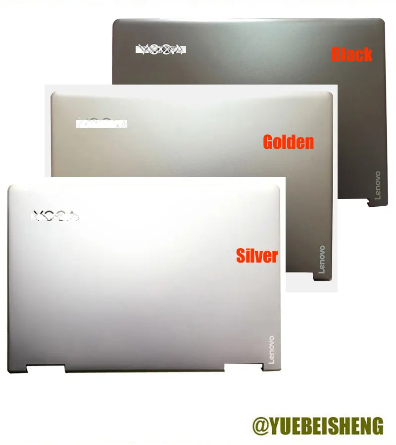 YUEBEISHENG                  New For Lenovo Yoga 710-14 710-14ISK 710-14IKB LCD Back Cover Rear Lid Top Case Silver Black Golden