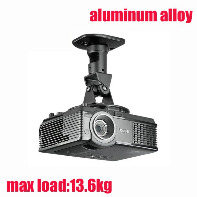 13.6kg DL-PM3S universal full motion tilt swivel ALUMINUM projector ceiling mounted bracket rack silver