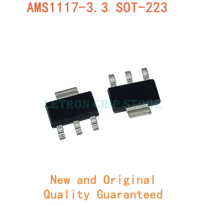 

50PCS IC REG LIN AMS1117 1.2V 1.5V 1.8V 2.5V 3.3V 5V ADJ SOT223 SOT-223 1117 LM1117 Voltage Regulator