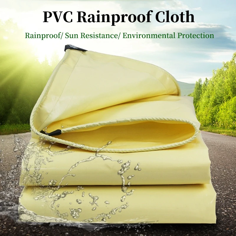 0.5mm PVC Tarpaulin Rainproof Cloth Boat Truck Canopys Outdoor Garden Awning Camping Tent Pet Dog House Cover Waterproof Cloth