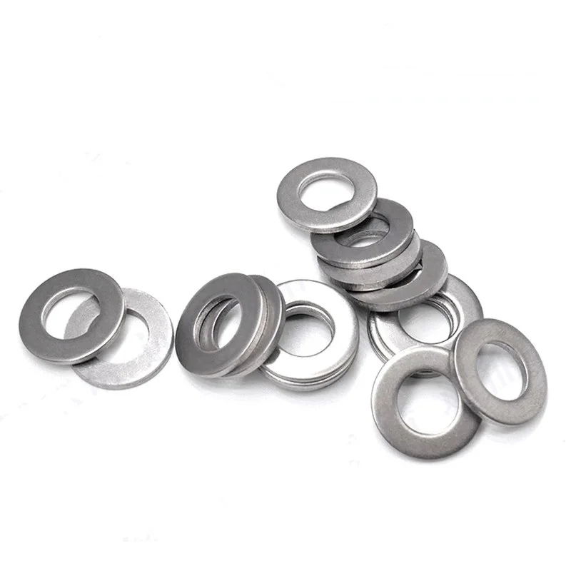 DIN125 GR2 Pure Titanium Flat Washer Plain Washers M2 M2.5 M3 M4 M5 M6