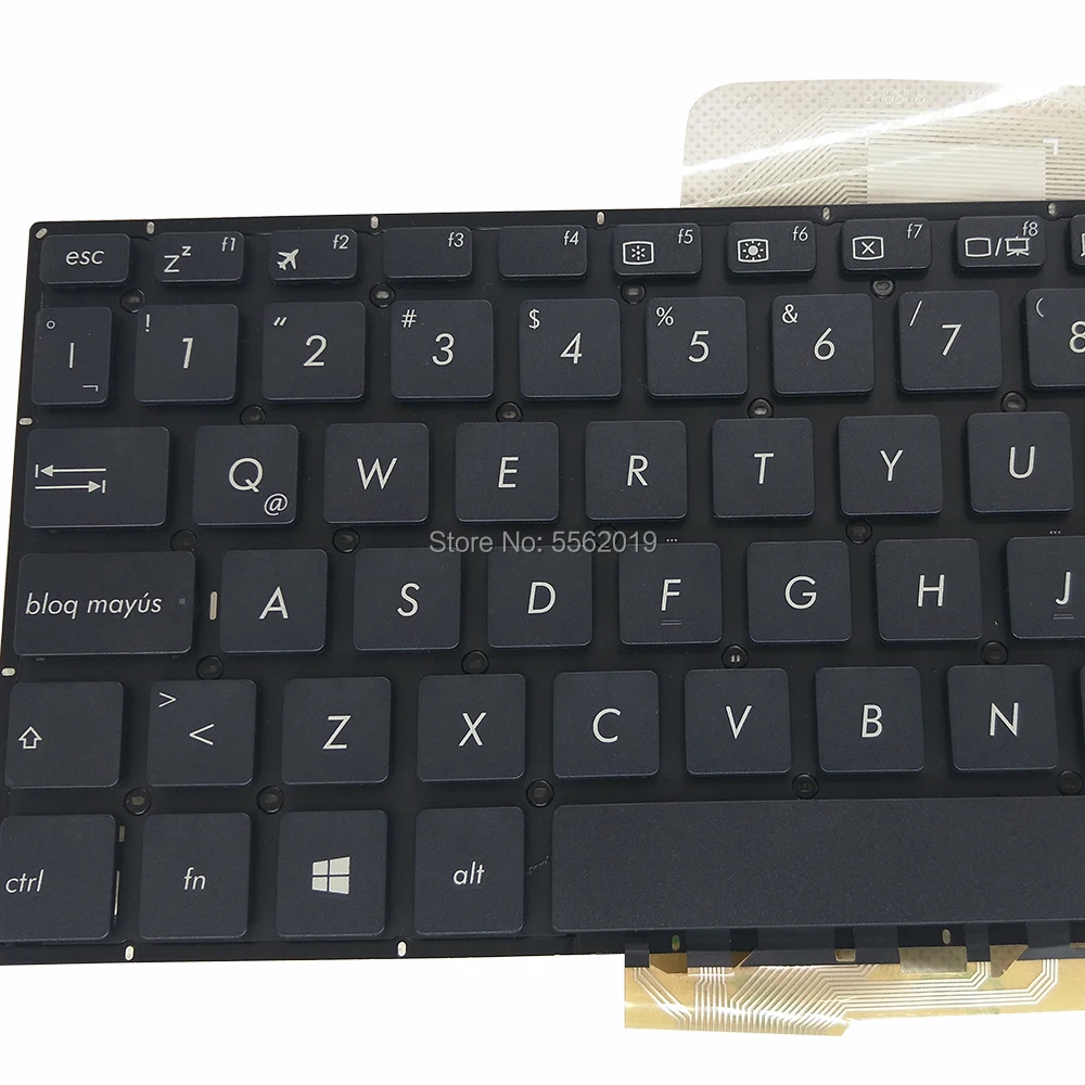 Latin RU Ukrainian Backlit Keyboard For ASUS Vivobook 15 TP510 TP510UF-SB51T TP510U Replacement Keyboards light 0KNB0-5630LA00