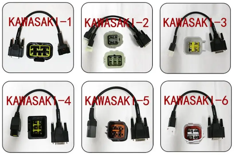 for KAWASAKI  cable for MST-500/MST-100P /MST-3000 diagnostic cable  for SUZUKI MST-100P diagnostic wires