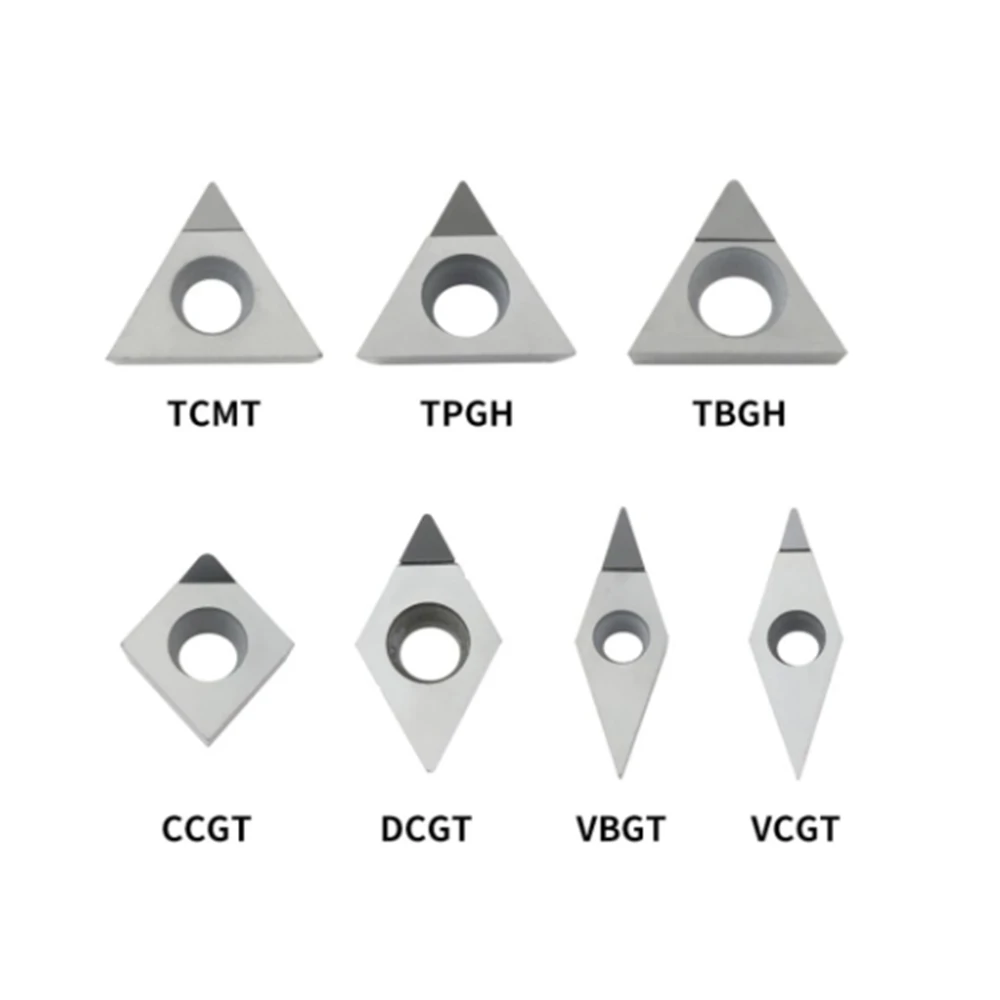 2 sztuk PCD CBN diamentowe wkładki wycinarka CCGT060204 DCGT11T304 TCGT110204 TNMG WNMG VBMT APKT 16ER tokarka wewnętrzne narzędzia tokarskie