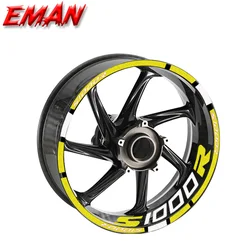 BMW S1000r s1000 r 1000 s 1000r用のオートバイ反射型ストライプステッカー,防水,フロントおよびリア