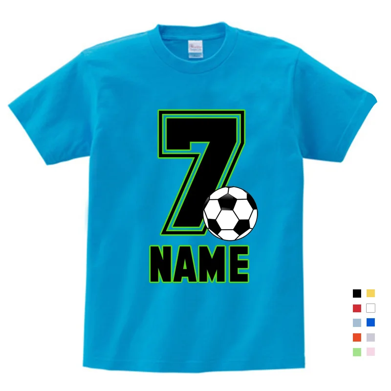 

Boys t shirt Girls Football Shirts Your Name Football European Cup Match Shirt football Season T-shirts-football Graphic T-shirt