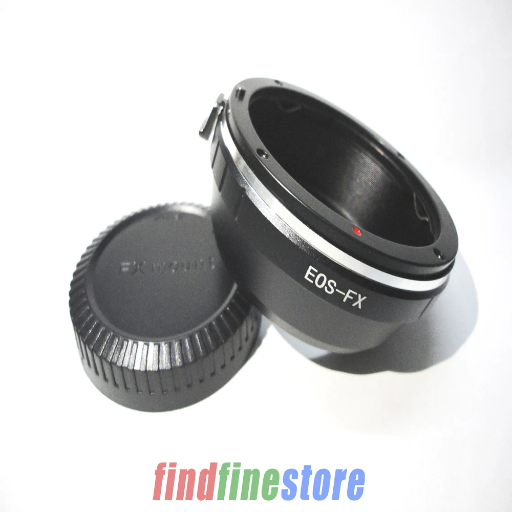 Canon EOS EF EF-S Lens to Fujifilm Fuji FX X Mount X-Pro1 X-Pro2 X-E1 X-E2 E2S X-M1 X-A1 X-A2 X-T1 X-T10 X-T20 XQ2 Adapter + CAP