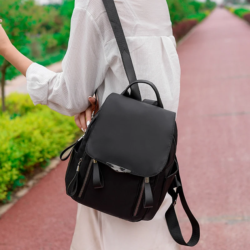 Fashion Oxford Backpack Women Large Capacity Teenager School Bag Travel Waterproof Big Rucksack Shopping Casual Lady Knapsack