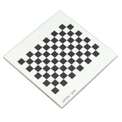 12x9 Ottico Vetro Float di Visual Ottica Correzione Bordo Allumina Checkboard di Calibrazione Piastra Diffusa Riflettere Opacità Griglia