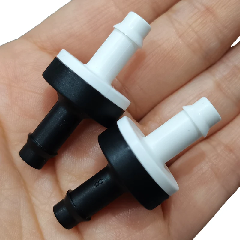 2pcs 1/4” one way valve/ 6mm ABS plastic non-return valve mini check valve for air water