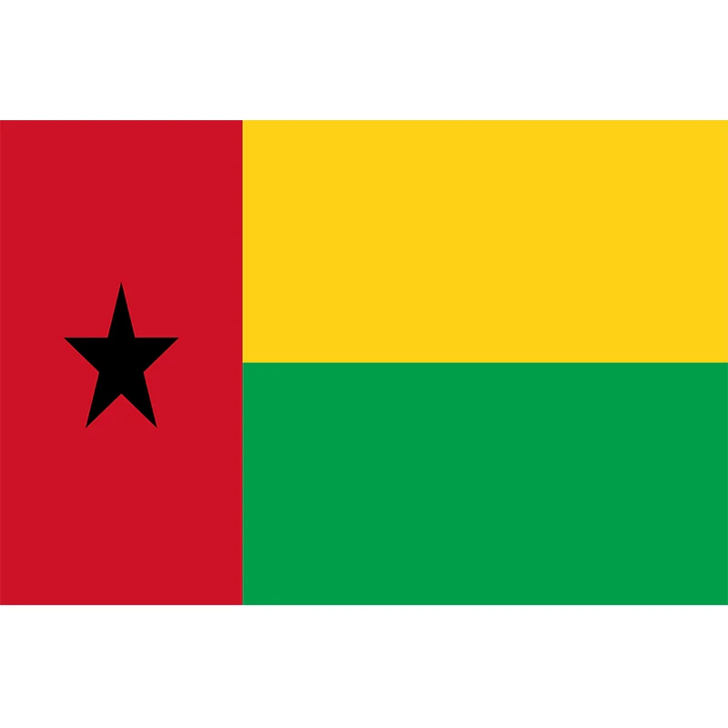 Guinea-Bissau Flag Yehoy hanging 90*150cm  For Decoration