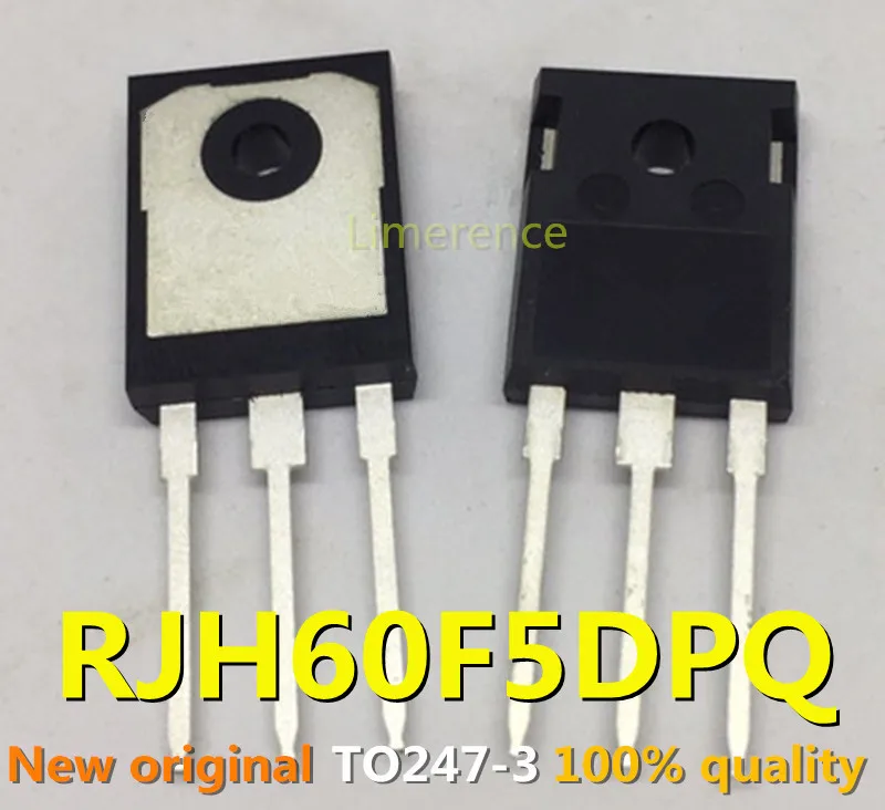 5PCS  RJH60F5DPQ RJH60F5 N Channel IGBT High Speed  Switching TO-247 80A600V 100% new original