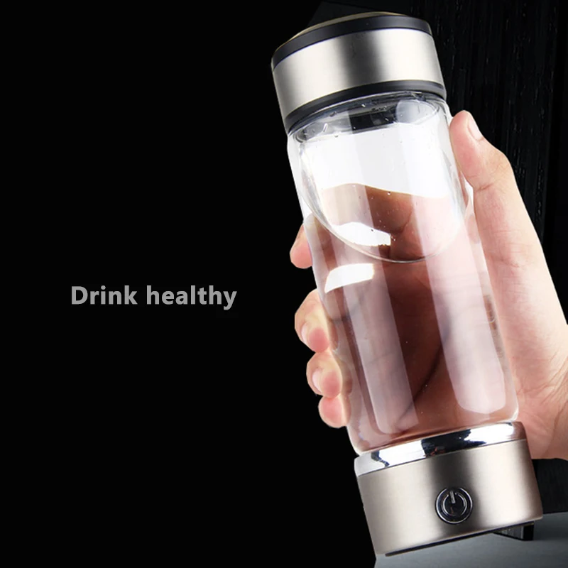 Elettrolisi pura H2 del lonizzatore della bottiglia di acqua ricca di idrogeno del creatore alcalino del filtro da acqua della tazza del generatore dell'idrogeno 360ML