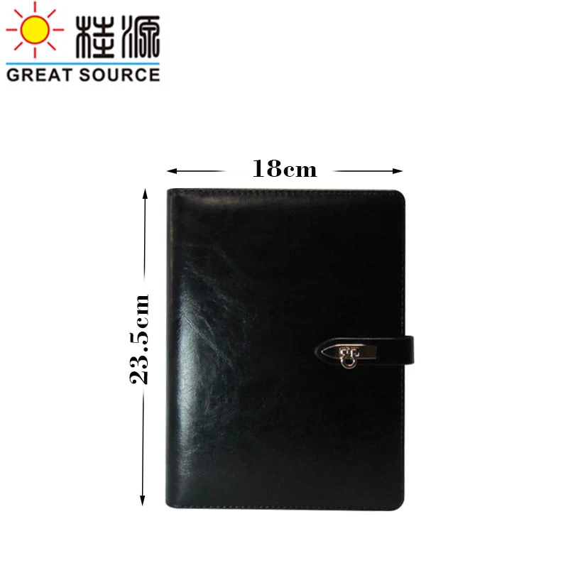 MQQ A5 Folder Cover Leather Organizers Office Academic Planner Loose Notebook Binder  Journal  For School Stationery Products