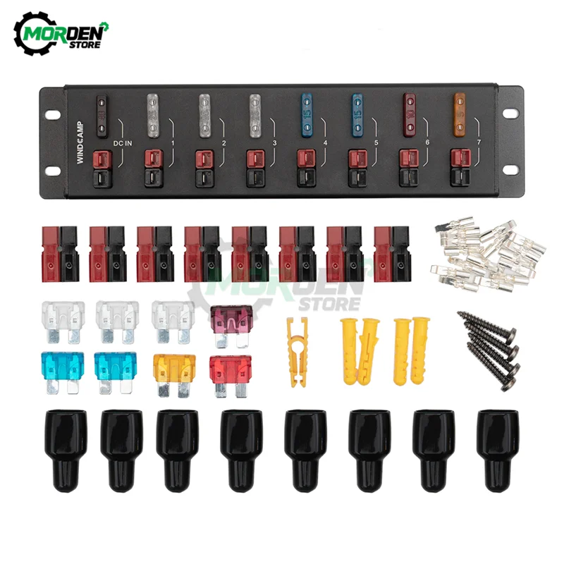 

AP-8S 8 способ Мощность компонентов DIY Kit HF короткие волны радио Связь Питание меньше, чем DC 36V 40A