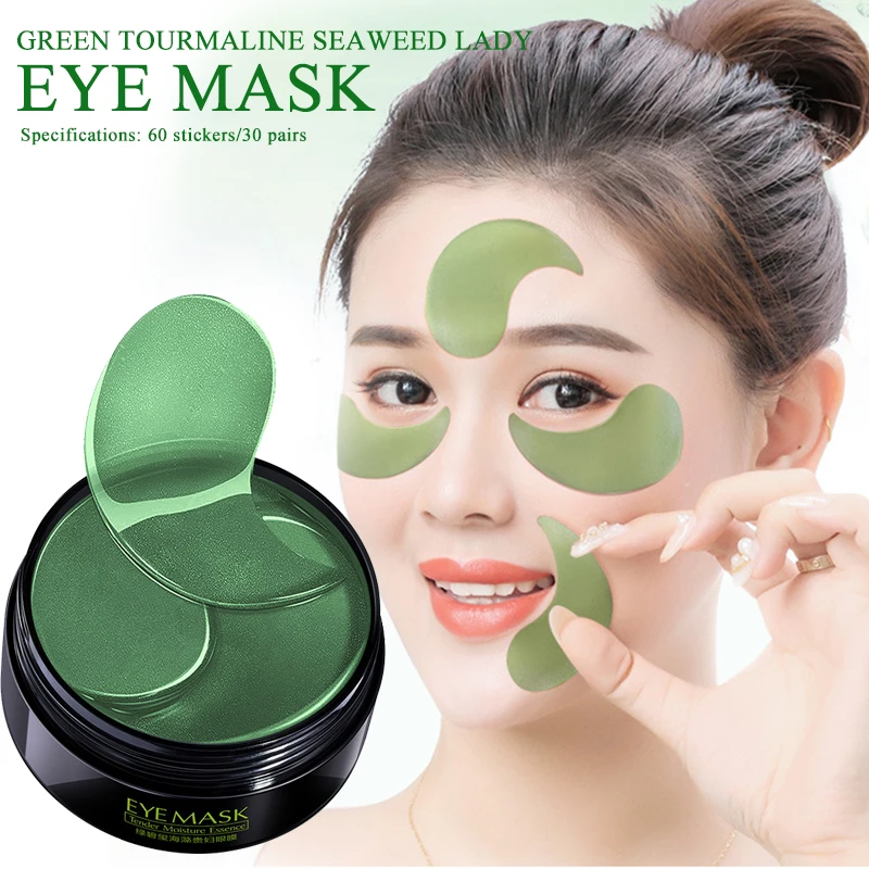 Crystal Collagen Gold Eye Mask Fades Fine Lines Moisturizing Nourish Beauty Patches For Eye Skin Care Cosmetics 60 Pcs/30 Pairs