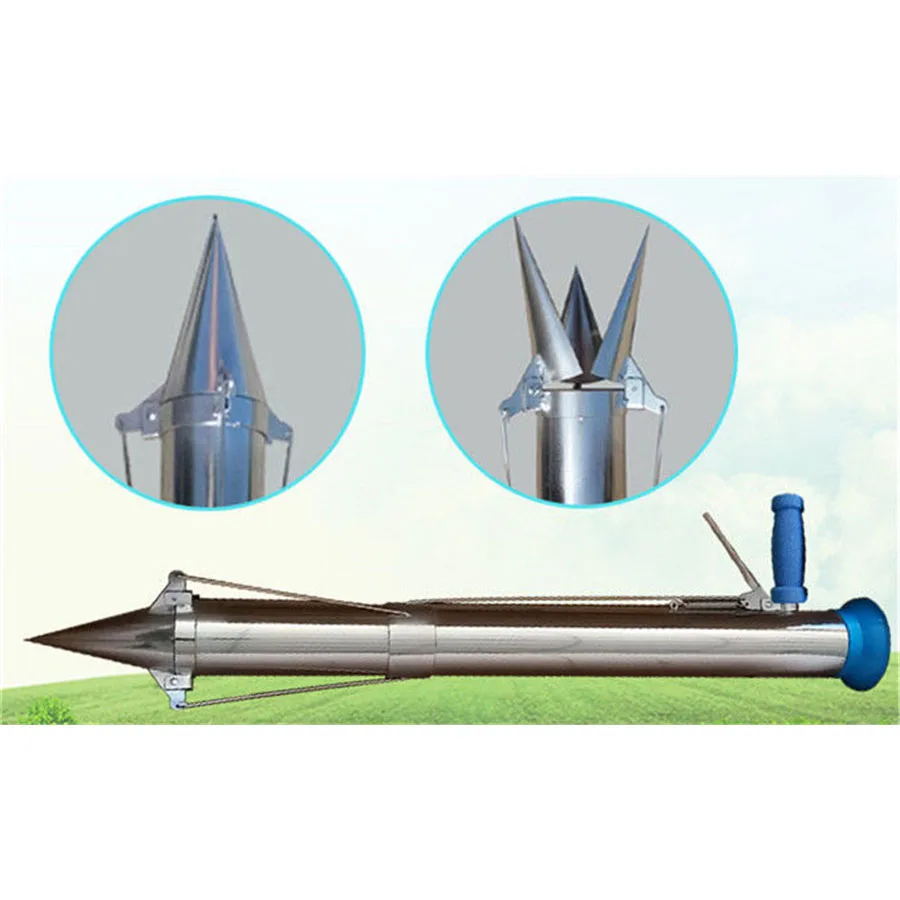 

Seedling Transplanter Stainless Steel Transplanter Farm Garden Vegetable Grass Tree Seedling Planter