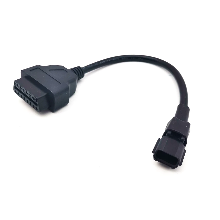 1Piece 3 to 16 Pin Motocycles OBD2 OBD Diagnostic Cable Connectors Adapters For KYMCO