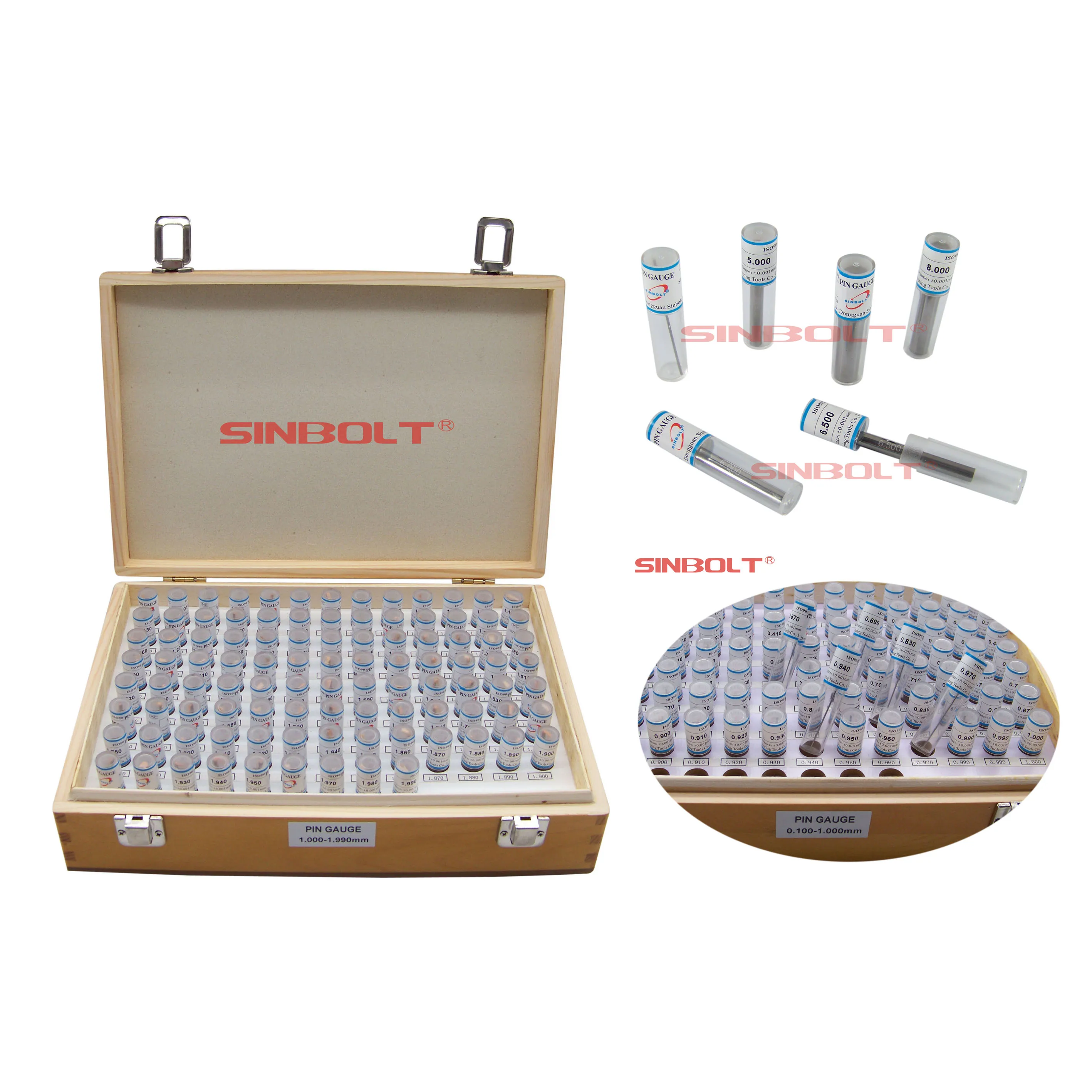 Pin Gauge Set0.100 Mm10.000 Mm91 Pcs 100 Pcs Entrega Rápida