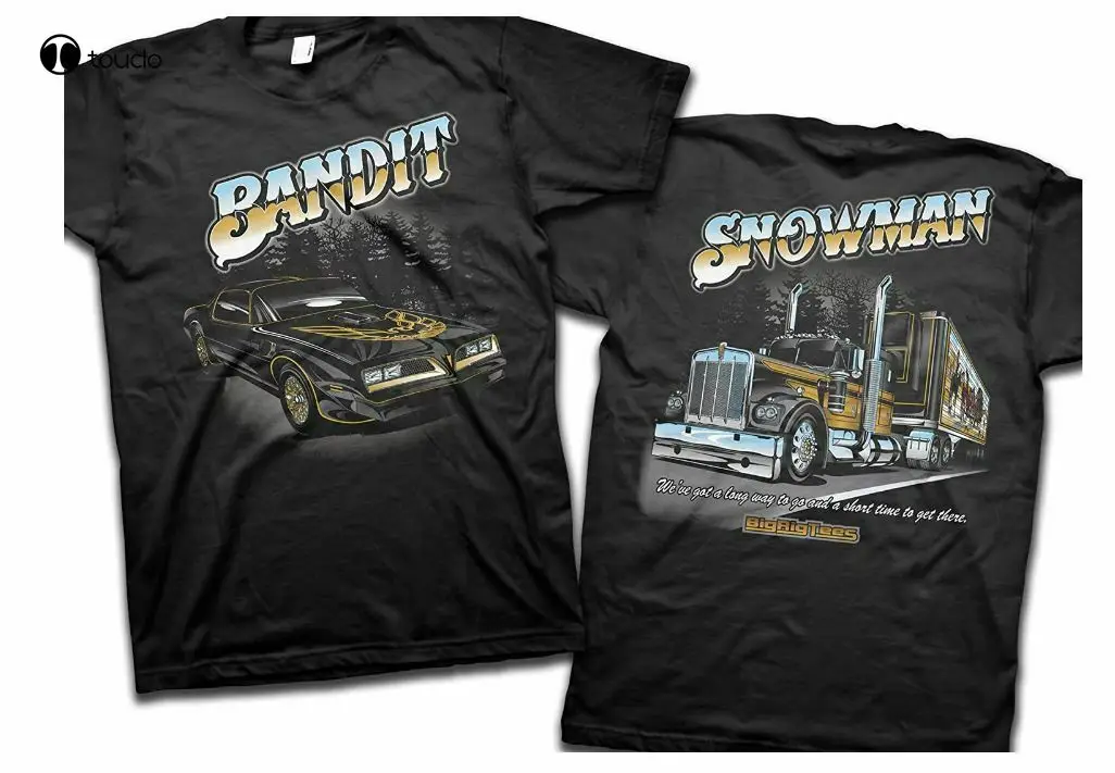 Smokey And The Bandit T-Shirt Funny Birthday Cotton Tee Vintage Gift Men Women Tee