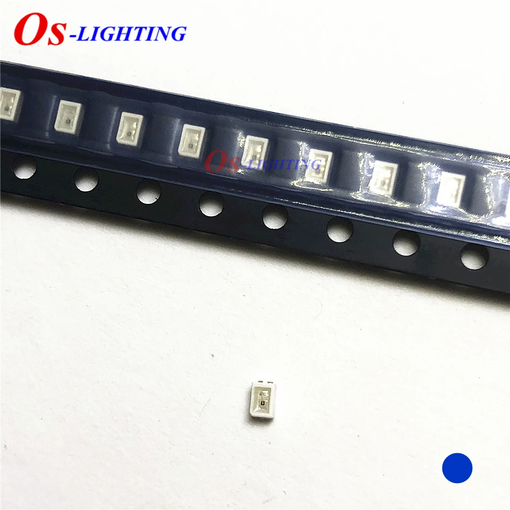 10pcs, LB M676 LBM676 mini 0805 BLUE SMD LED 471NM - 466NM  ( 20mA 3.2V) 2.0*1.4mm Light Beads