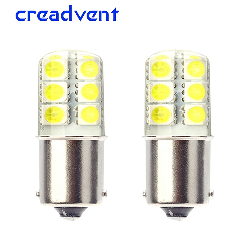 

4x BA15S P21W 1156 12 LED SMD Led Car Automobile LampTurn Signal Brake Light Rear Reverse Lights White 5050 COB