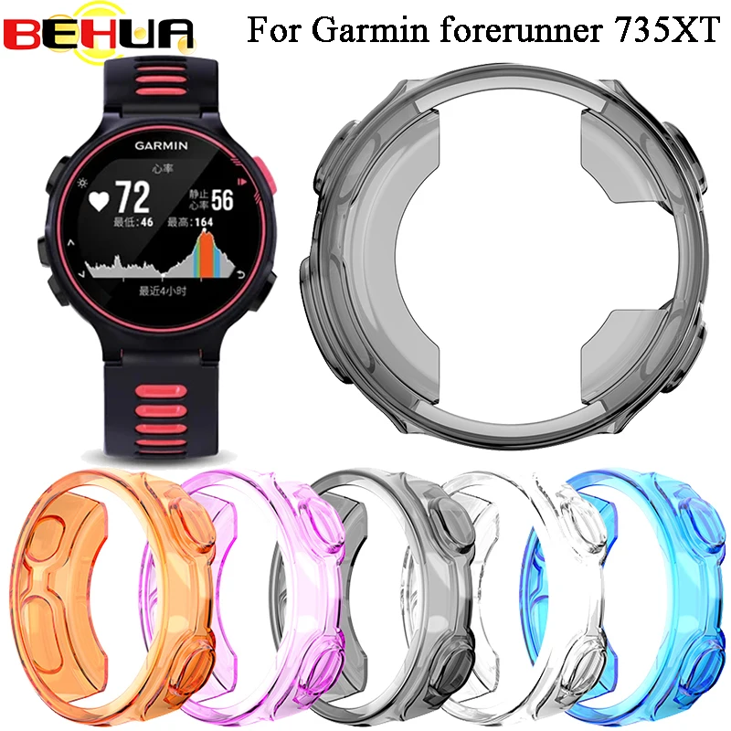 BEHUA Shockproof Light-Weight Case for Garmin Forerunner 735XT Protector Shell Protective Cases Ultra-Thin Cover Accessories