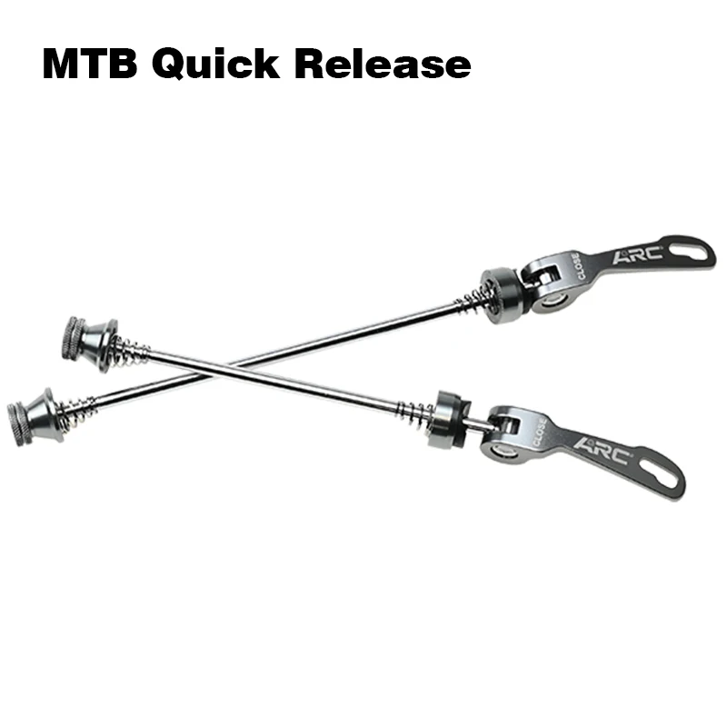 ARC QR Achsen-Schnellspanner für MTB und Rennrad, Ultraleichte Aluminium-Legierung, für 100/135mm Fahrradnaben, Hohlachsen-Set – Detail 7