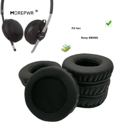 Morepwr New Upgrade Replacement Ear Pads for Sony SBH60 Headset Parts Leather Cushion Earmuff Sleeve