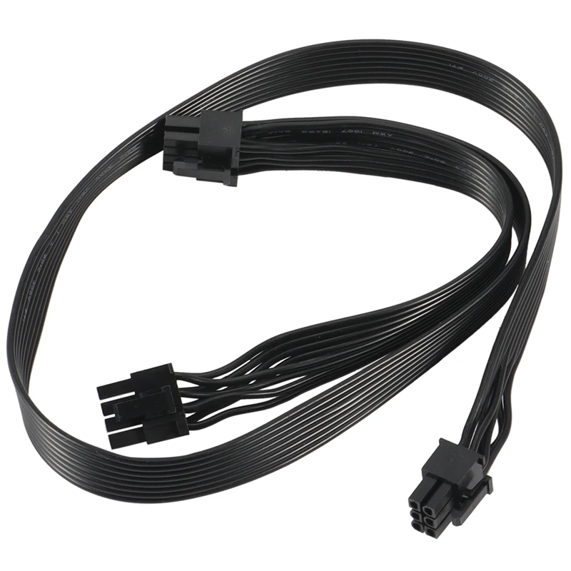 PCI-E 6 Pin to 2 Ports 6+2 Pin Power Supply Cable 6Pin to 8Pin for Cooler Master V Series V850 V700 V1000 Modular PSU