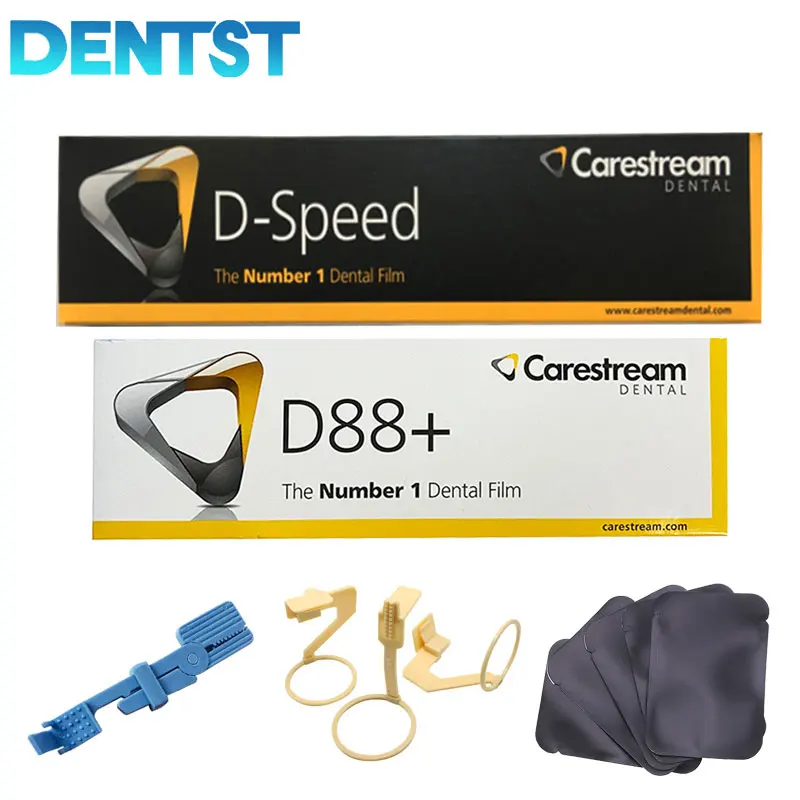 Dental X Ray Film D-Speed D88+ Good Quality Carestream Intraoral Film Dentist X Ray Position Holder Kit Meterial