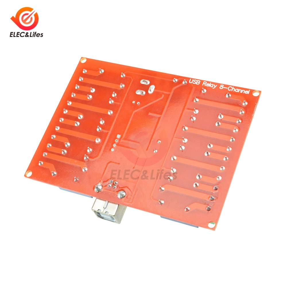 5V 12V 1 2 4 8 Channel Relay Module USB Control Switch Board Programmable Computer Control For WIN7, XP 32 -bit Smart Home