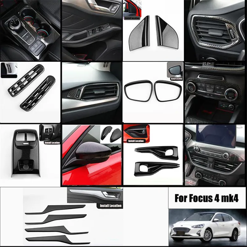 Car Styling Accessories Special External Interior Decorative Sticker Trim Case For Ford Focus 4 mk4 Sedan Hatchback 2019-2020