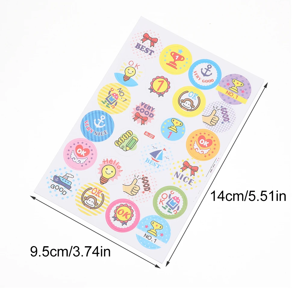 240pcs Cute Star Cartoon Reward Stickers School Teacher Students Motivational Stickers For Kids Classic Toys Words Sticker Label