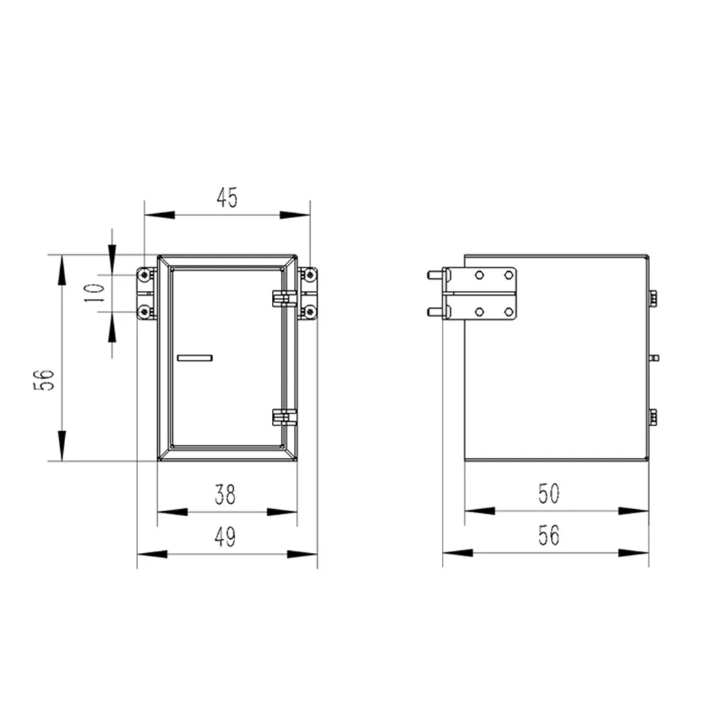 Metal Tool Box A for 1/14 TAMIYA RC MAN Tractor Truck Model DIY Model Car Upgraded Spare Part