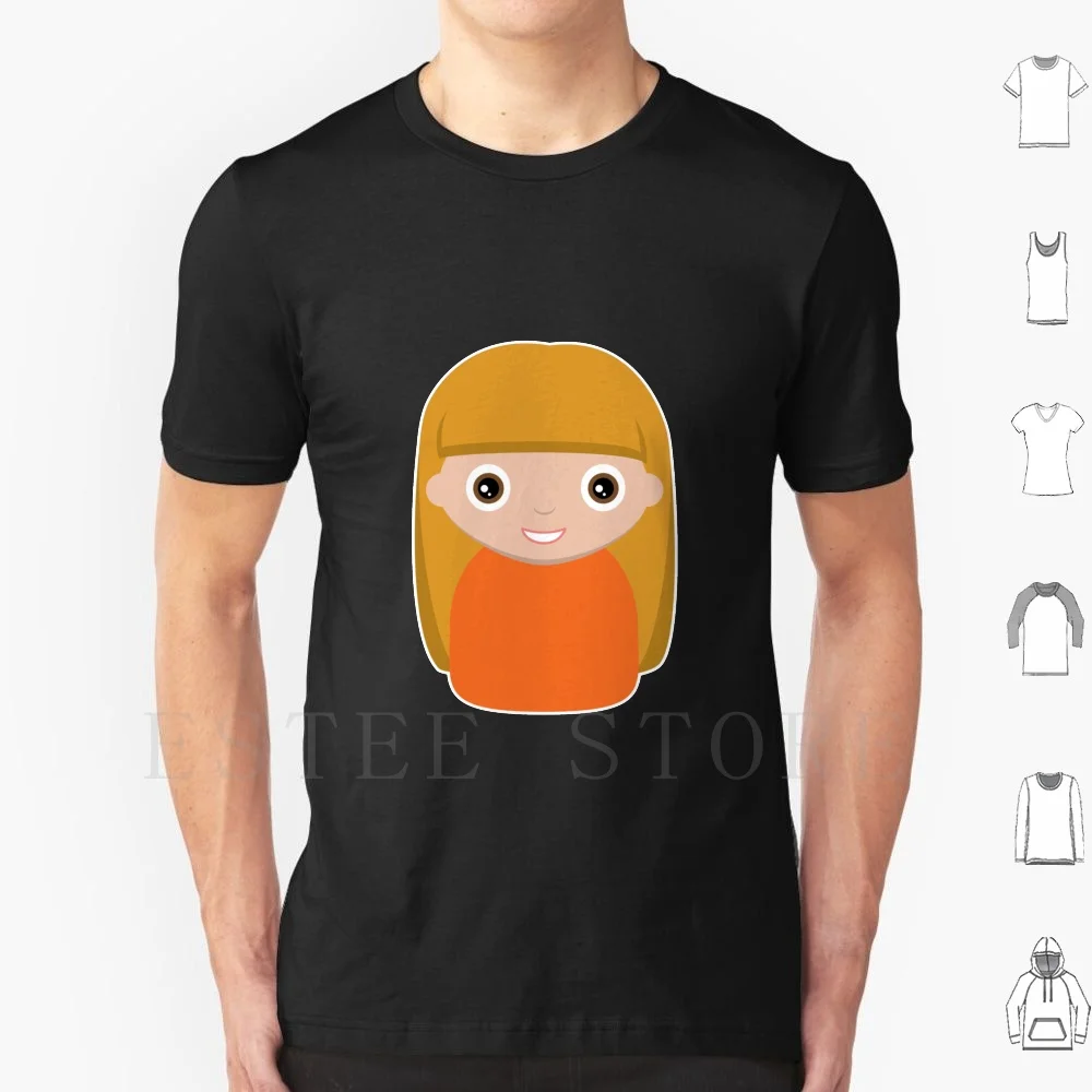 Cute Girl Called T Shirt DIY Big Size 100% Cotton Girls Womens Human Person People Cute Adorable Brown Eyes Big Eyes Sweet