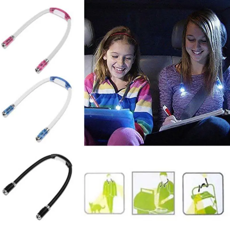 Flessibile vivavoce LED collo luce libro lampada da lettura torcia notturna luce da campeggio MAZI888