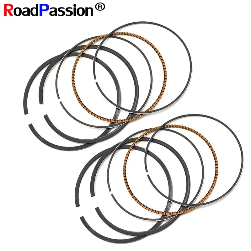 1//2/4 Sets Road Passion Motorcycle Bike Accessories Bore Size 62mm Piston Rings For KAWASAKI ZZR250 EX250 GPZ250 GPX250 KLE250