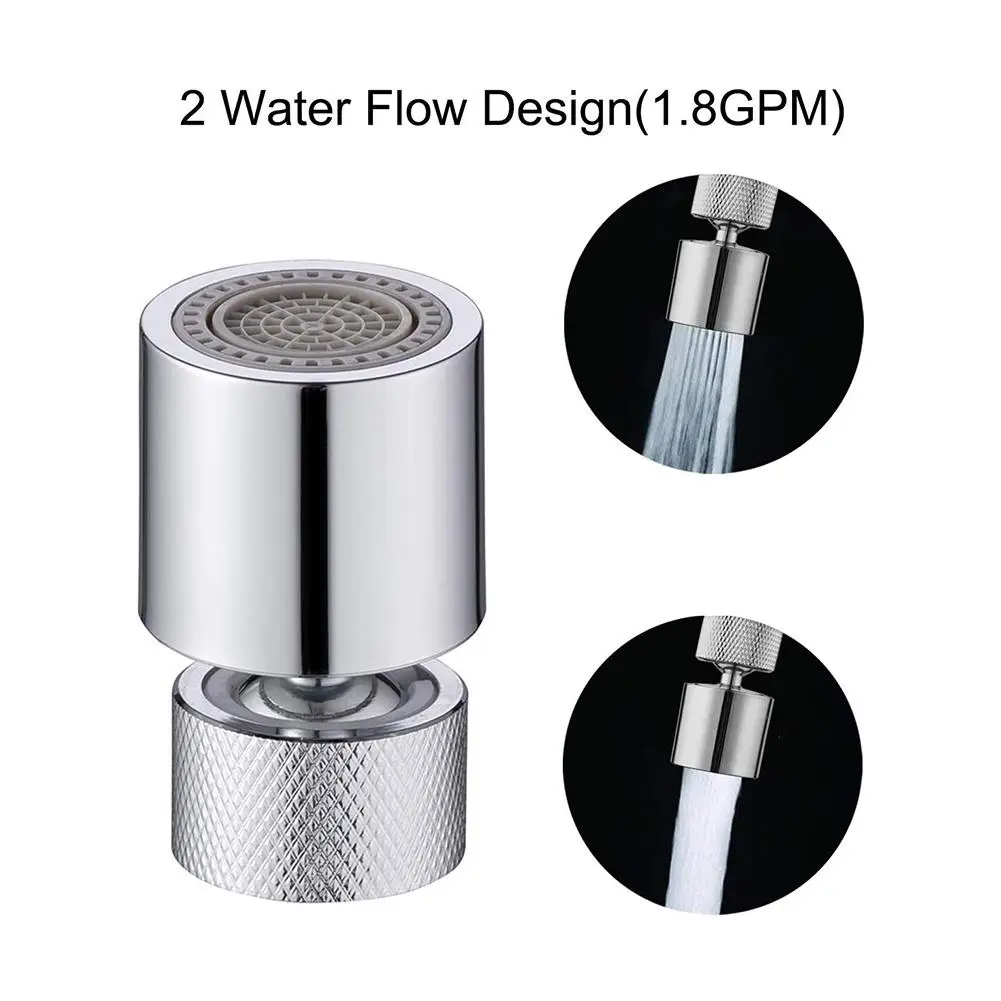 Kitchen Faucet Water Filter 360 Rotatable Faucet Sprayer Head 55/64 Inch Female Thread Water Saving Tap Aerator For Kitchen Sink